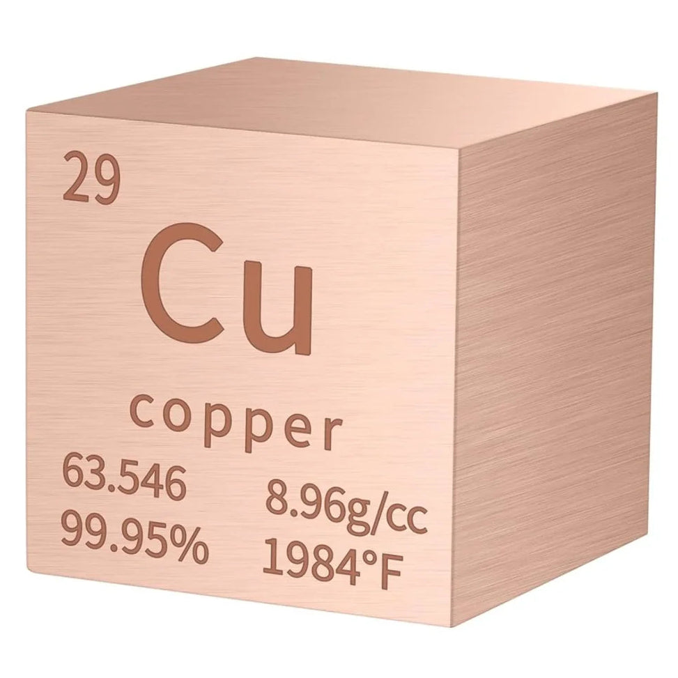 Metal Density Cube - 99.9% Pure Element