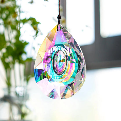 Hanging Chandelier Crystal Prism Suncatcher