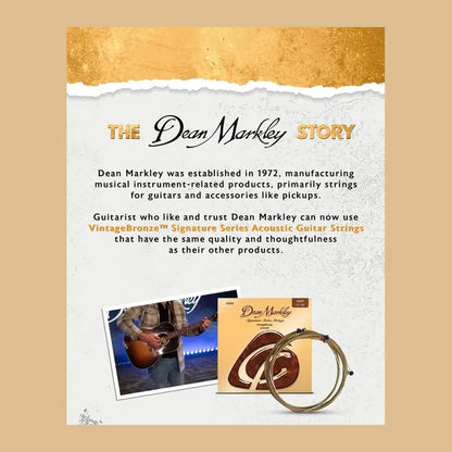 Signature Bronze Acoustic Guitar Strings, 11-52