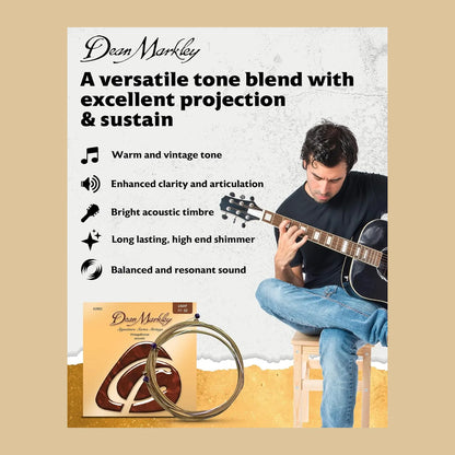 Signature Bronze Acoustic Guitar Strings, 11-52