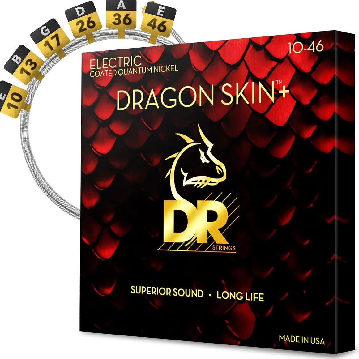 DRAGON SKIN+ Coated Quantum Nickel | DEQ-10 - Medium 10-46