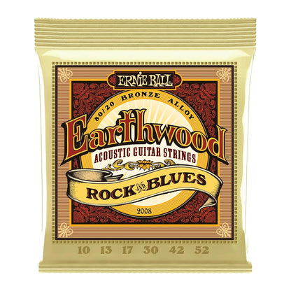 Earthwood Rock & Blues, Bronze Acoustic Guitar Strings, 10-52