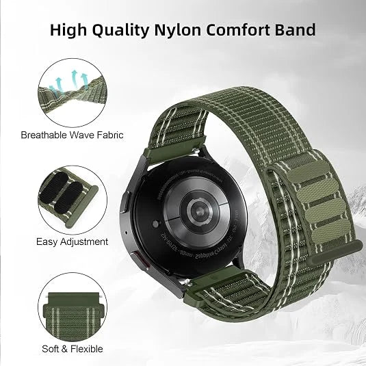 Quick Release Nylon Watch Bands - 22mm - 2 Pack