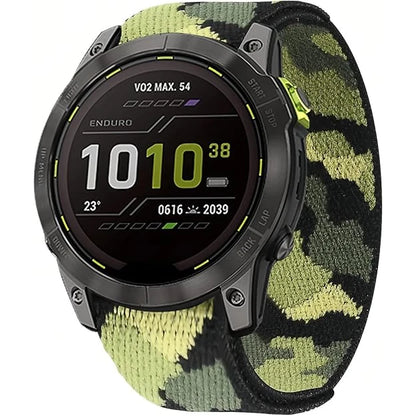 Nylon Ultralight Hook & Loop Strap for Garmin - 22mm