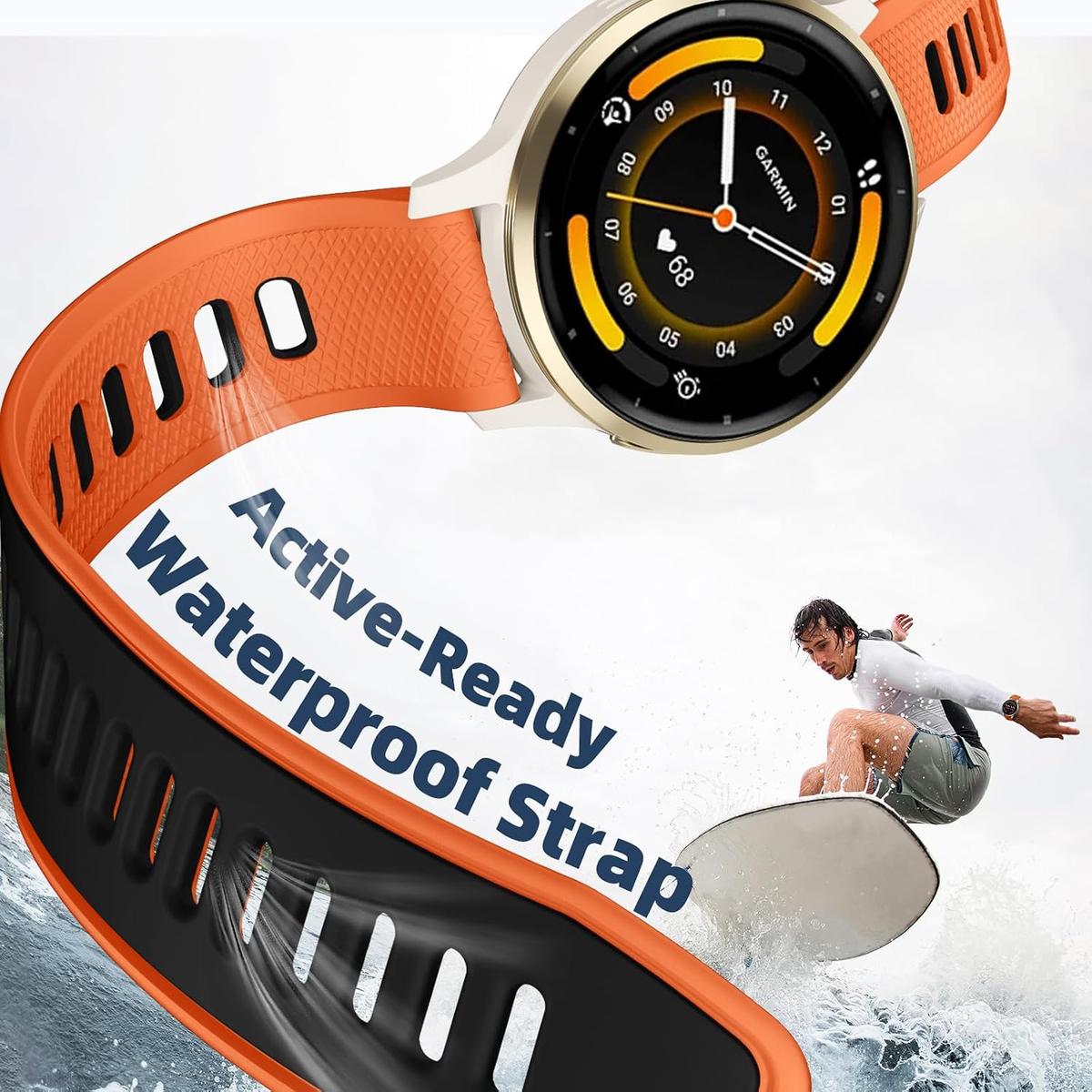 Quick Release Silicone Watch Band - 22mm