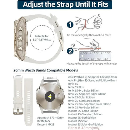 QuickFit Garmin Strap - 20mm