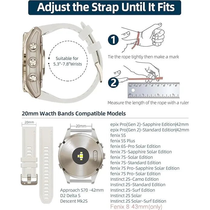 QuickFit Garmin Strap - 20mm