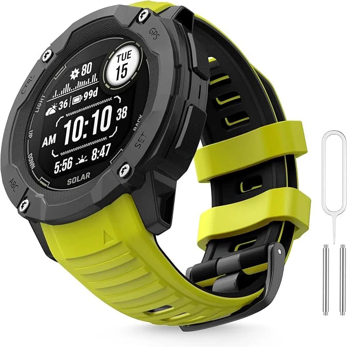 Silicone Watch Band for Garmin Instinct - 26mm