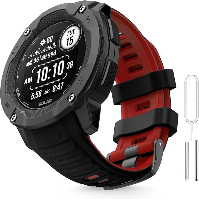 Silicone Watch Band for Garmin Instinct - 26mm