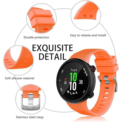 Silicone Watch Band for Garmin Forerunner 45