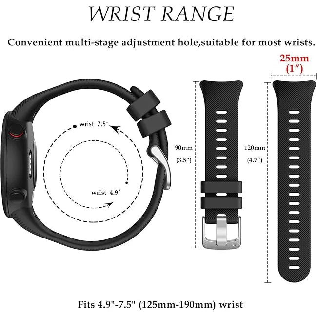 Silicone Watch Band for Garmin Forerunner 45