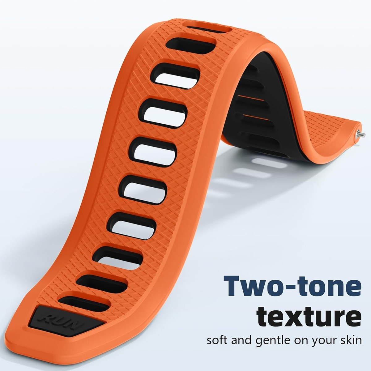 Quick Release Silicone Watch Band - 22mm