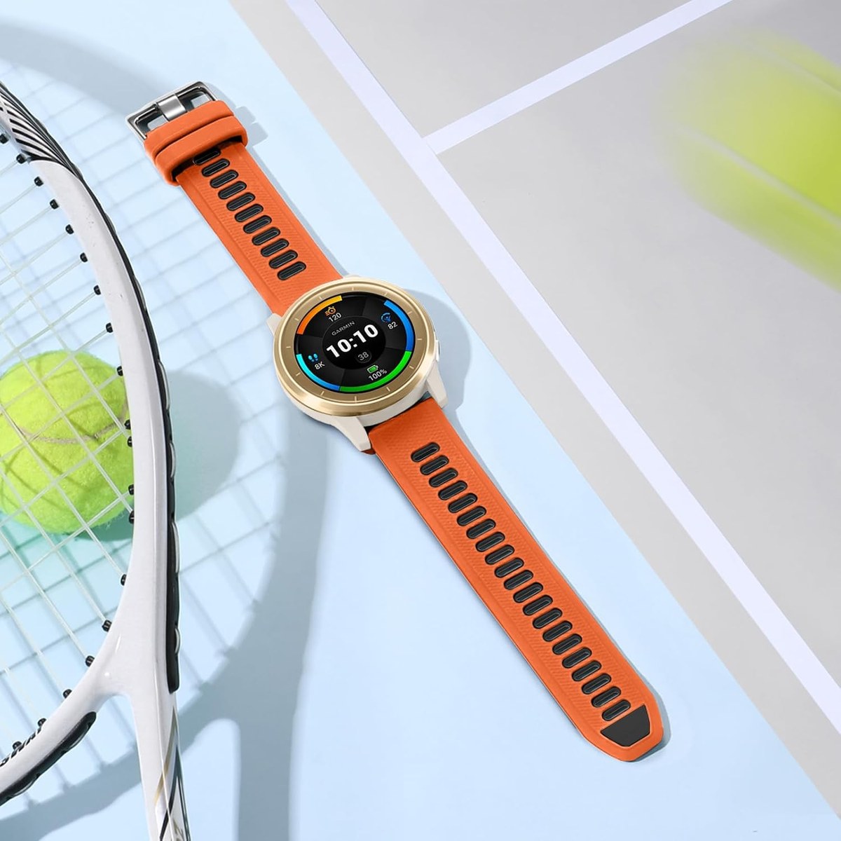 Quick Release Silicone Watch Band - 22mm