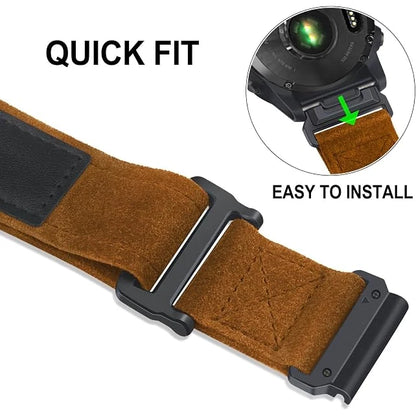 QuickFit Leather Watch Band - 26mm