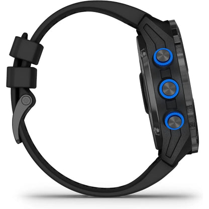 Garmin Descent Mk2i GPS dive smartwatch with white strap and digital display, designed for underwater and outdoor activities.