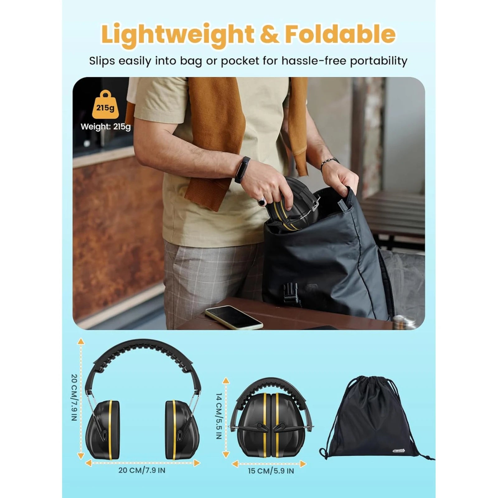 Noise Cancelling Earmuffs