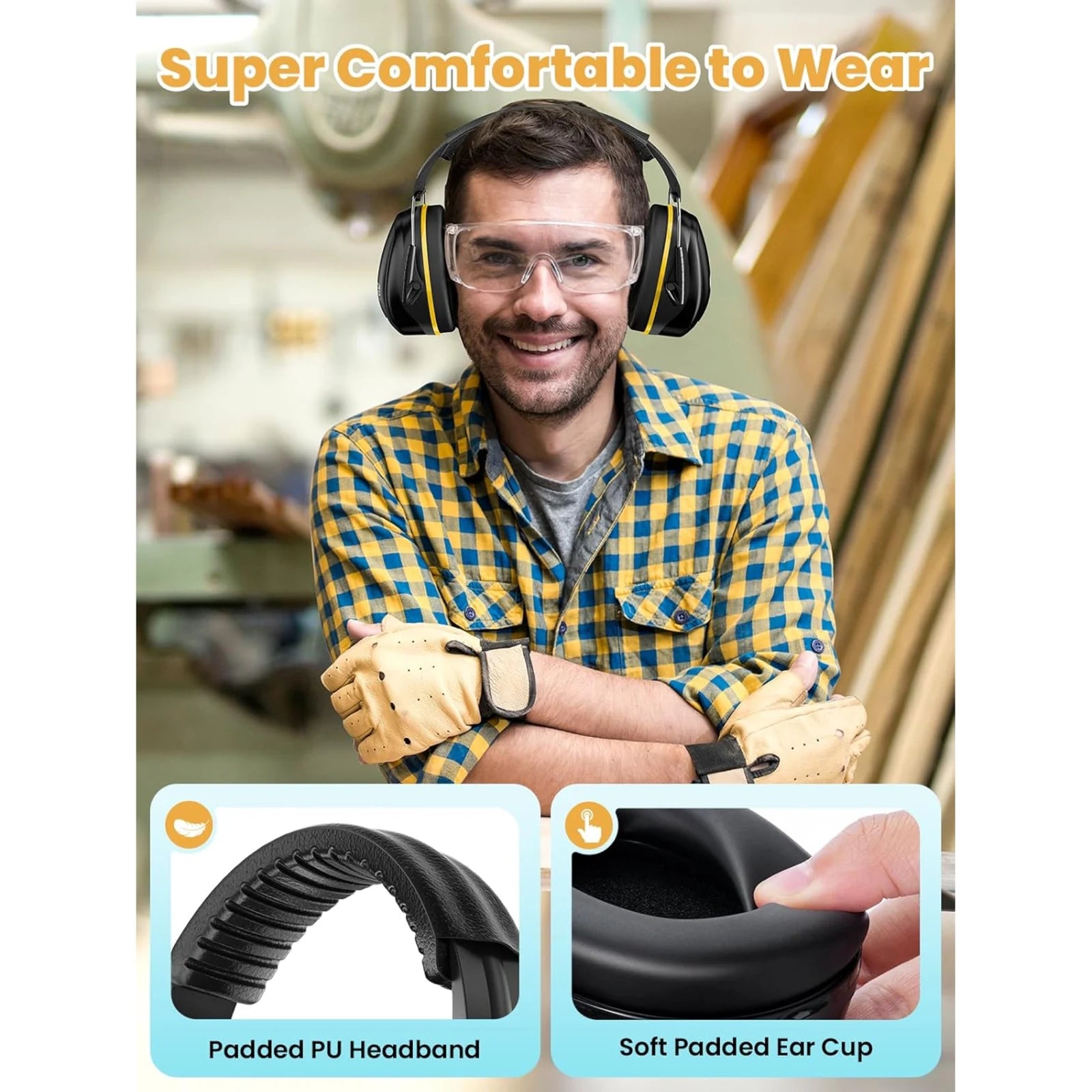 Noise Cancelling Earmuffs