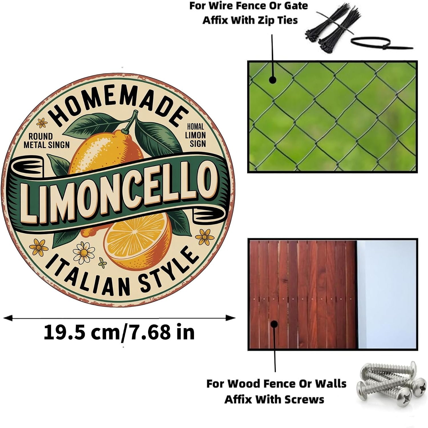 Lemoncello Tin Sign