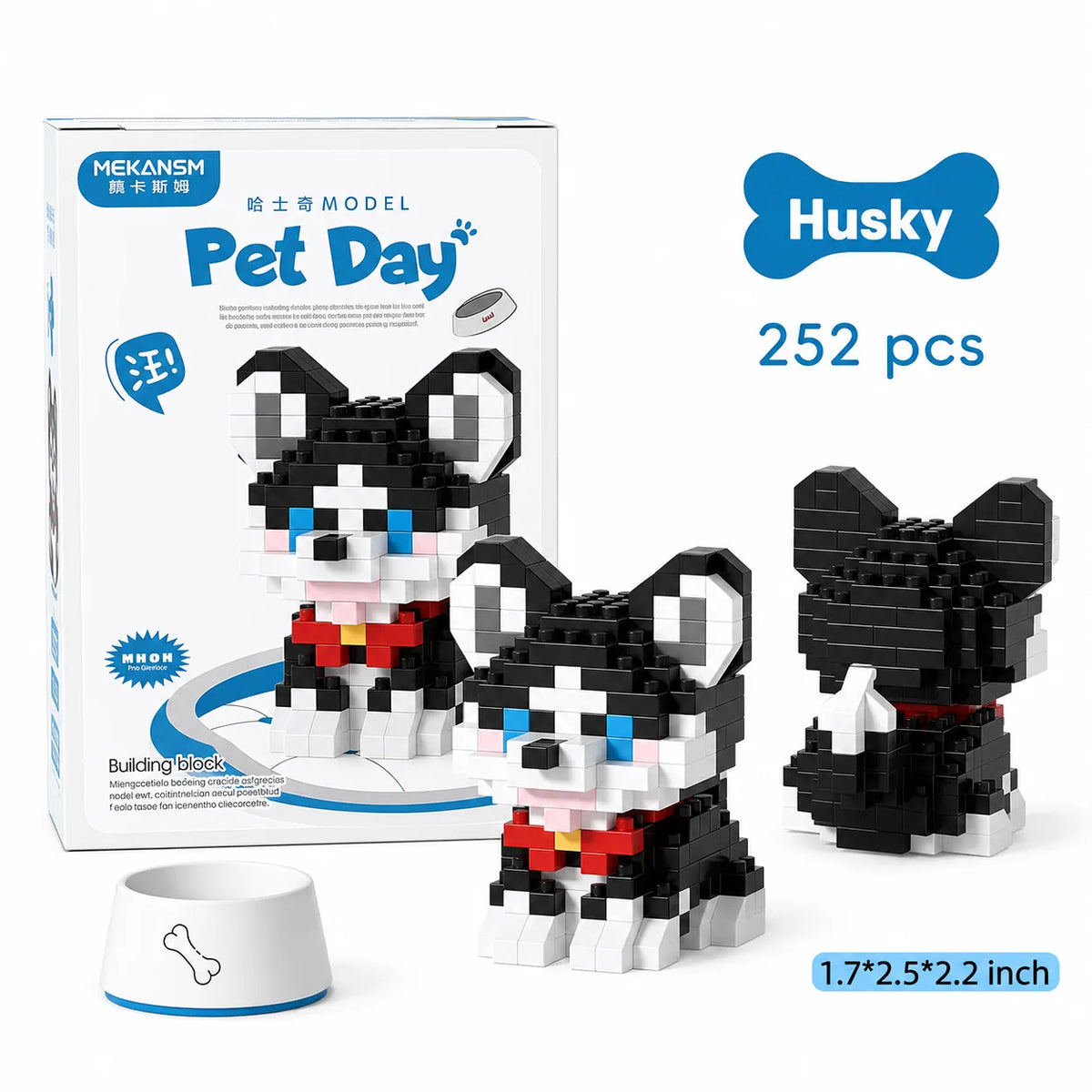 DIY Micro Dog Figure - Building Blocks