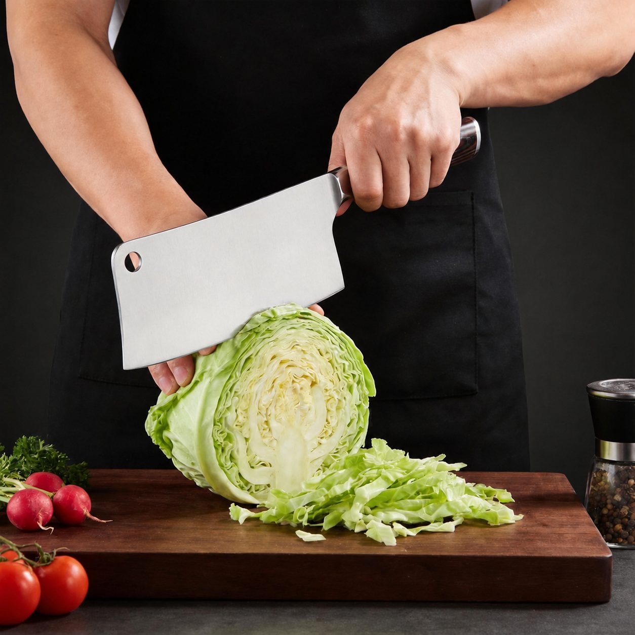 Cleaver Butcher Knife - 7"