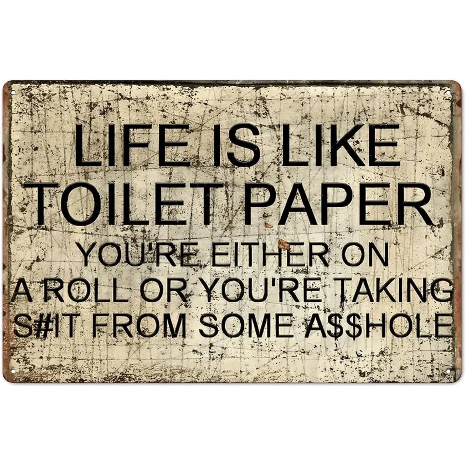 Like Toilet Paper Tin Sign