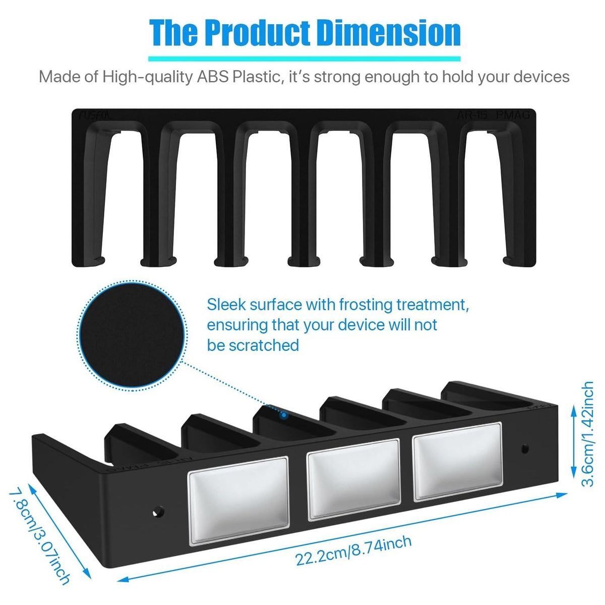 Magnetic PMAG Wall Mount & Magazine Rack