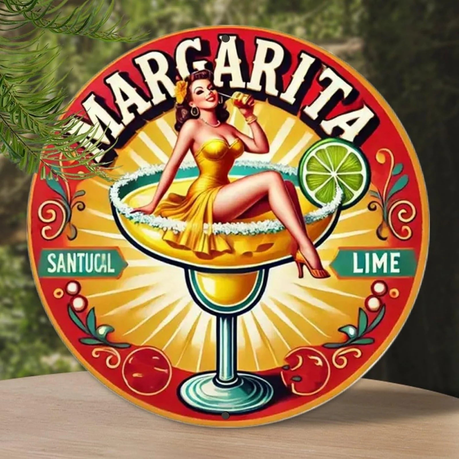 Margarita Tin Sign