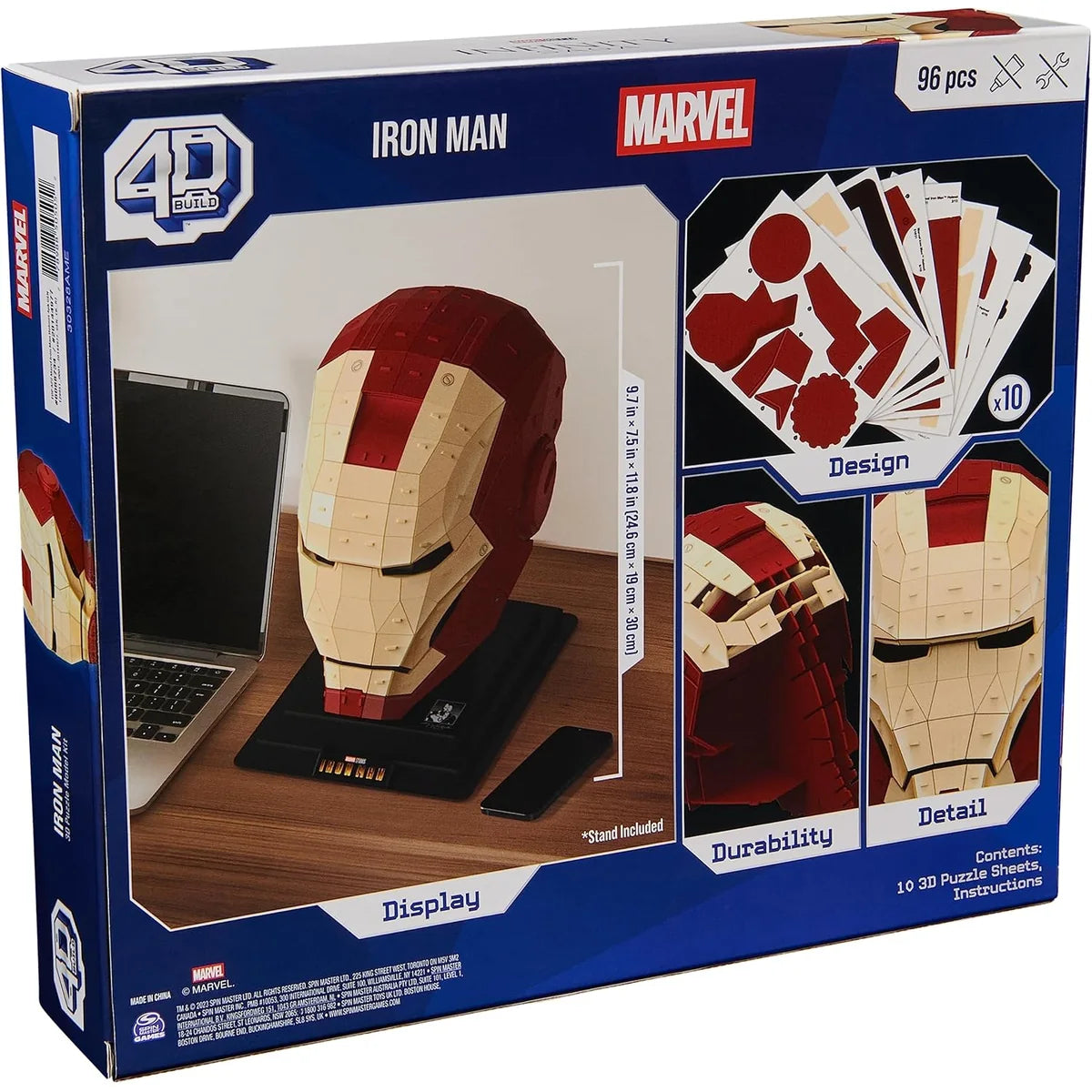 Iron Man Helmet 3D Model Kit