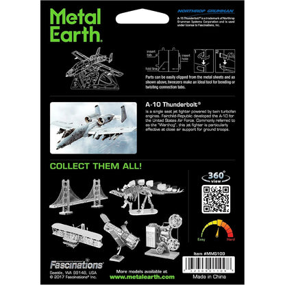 A-10 Warthog - Thunderbolt 2 3D Metal Model Kit