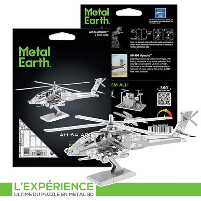 Apache AH-64 3D Metal Model Kit