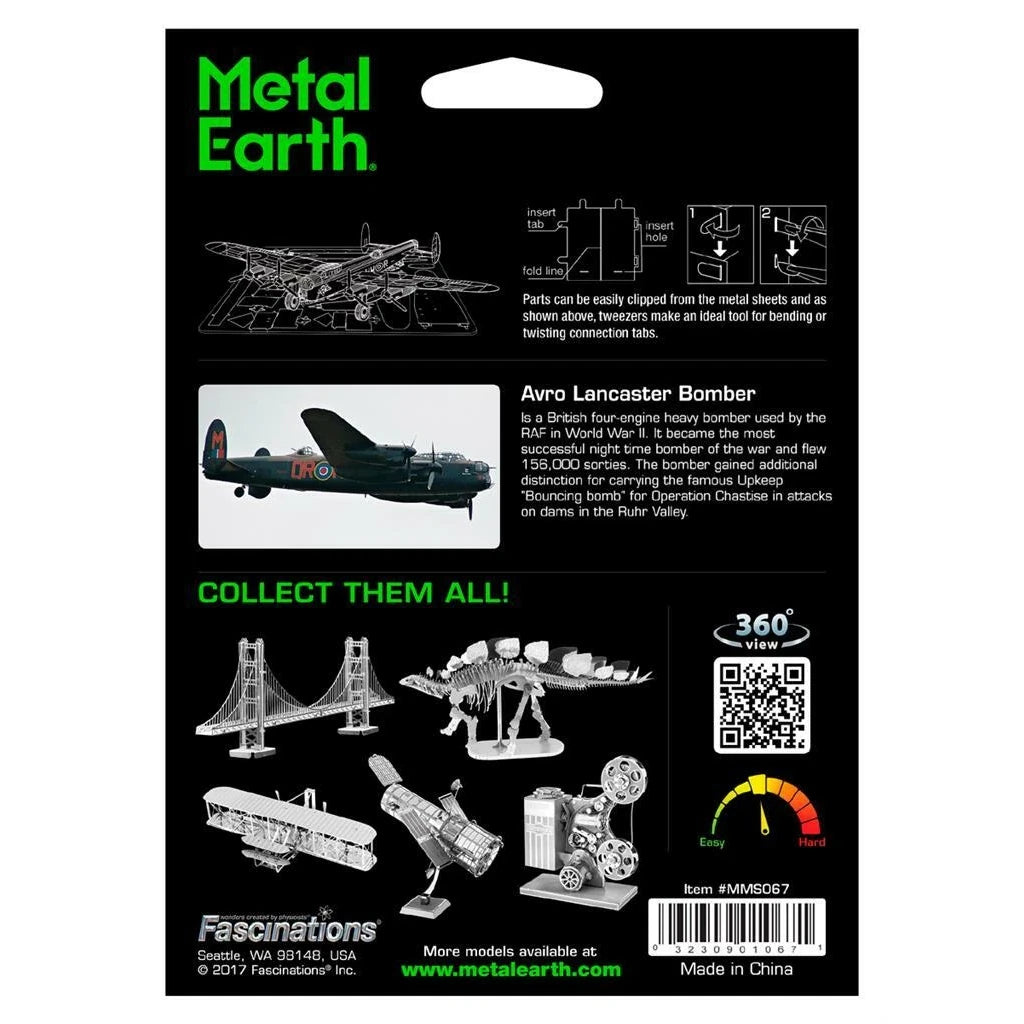Avro Lancaster Bomber 3D Metal Model Kit