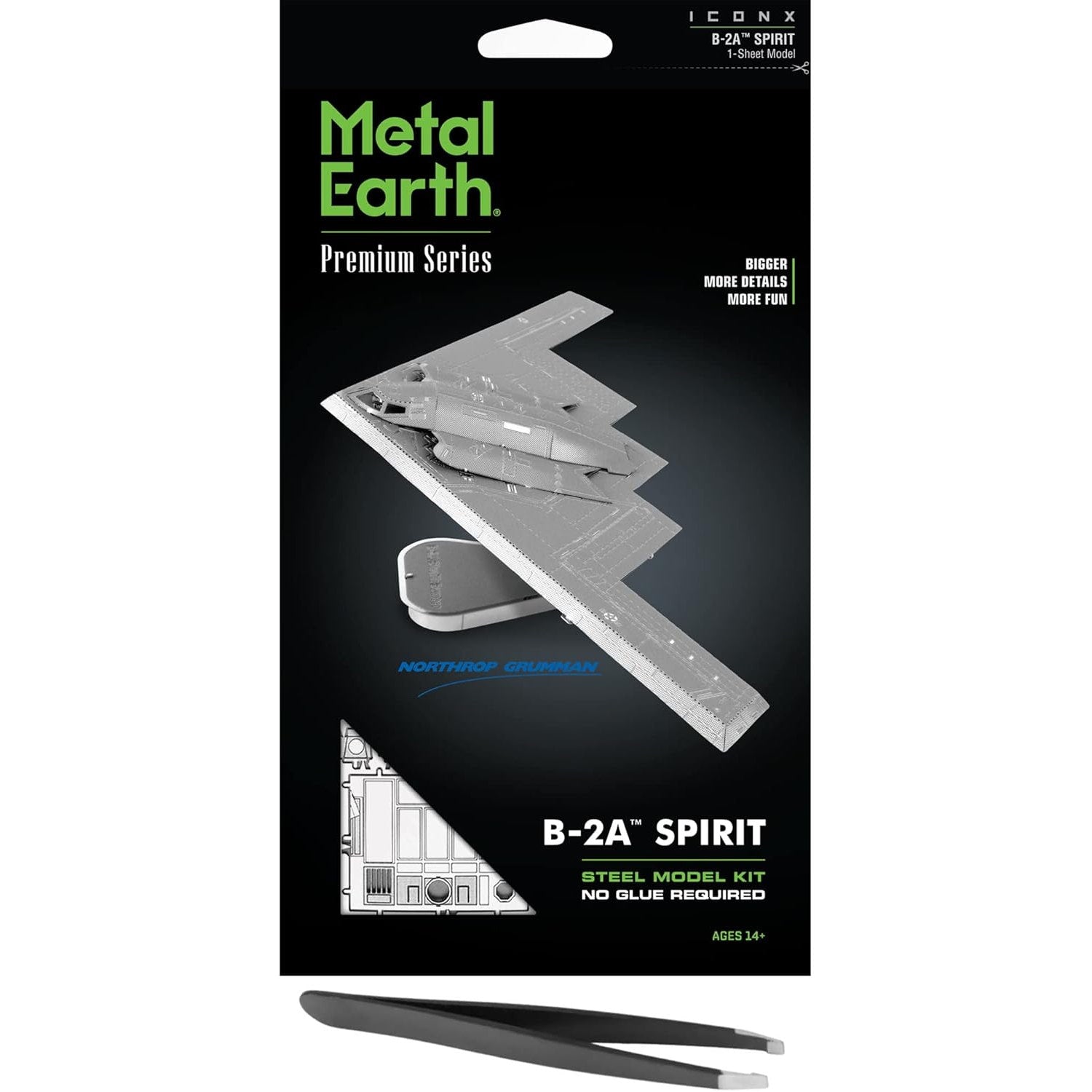 Premium Series B-2A Spirit Stealth Bomber 3D Metal Model Kit