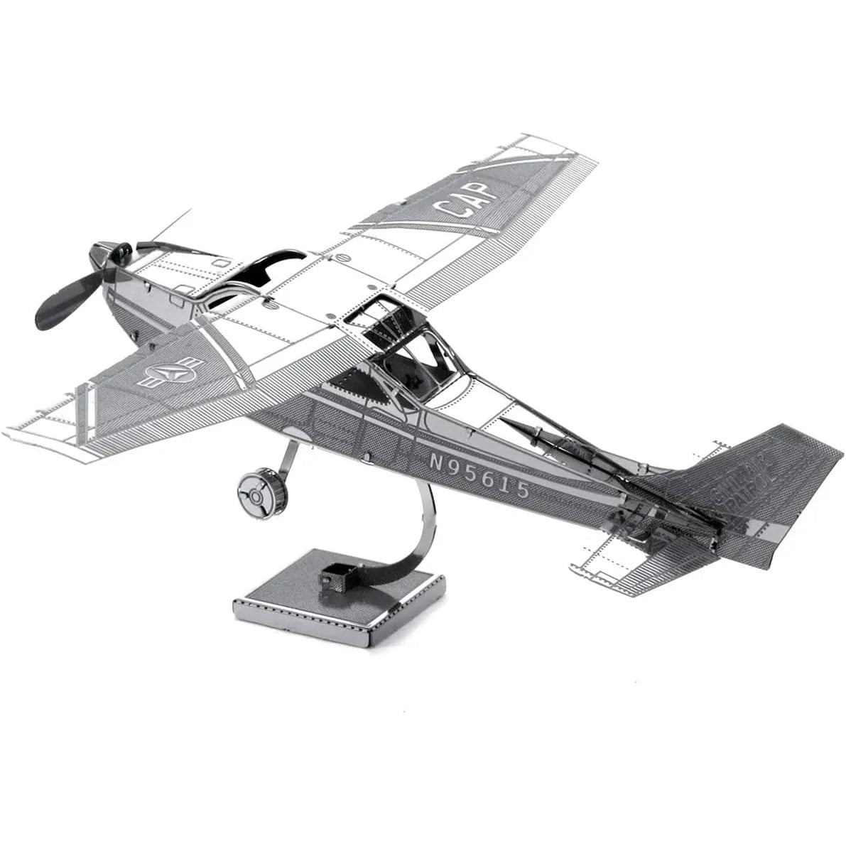 Cessna 172 Airplane 3D Metal Model Kit