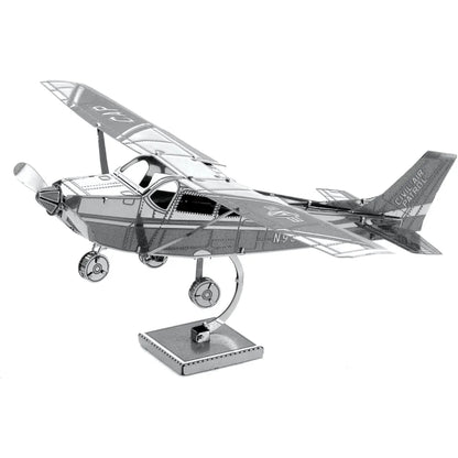 Cessna 172 Airplane 3D Metal Model Kit