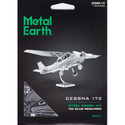 Cessna 172 Airplane 3D Metal Model Kit