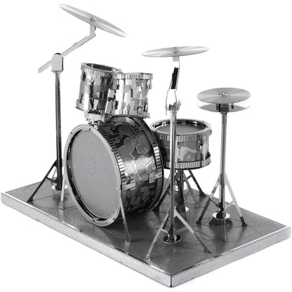 Drum Set 3D Metal Model Kit