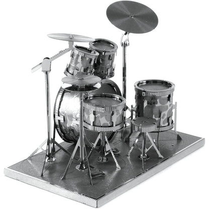 Drum Set 3D Metal Model Kit
