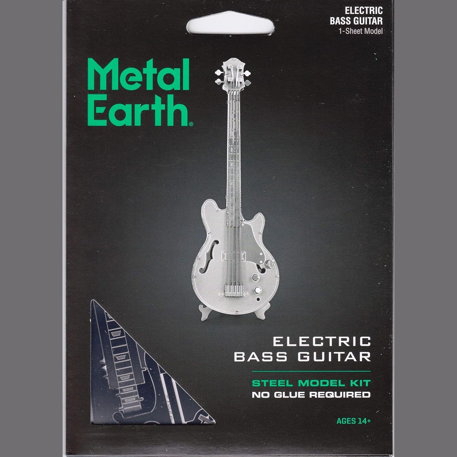 Electric Bass Guitar 3D Metal Model Kit