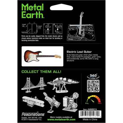Electric Lead Guitar 3D Metal Model Kit