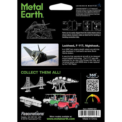 F-117 Nighthawk 3D Metal Model Kit