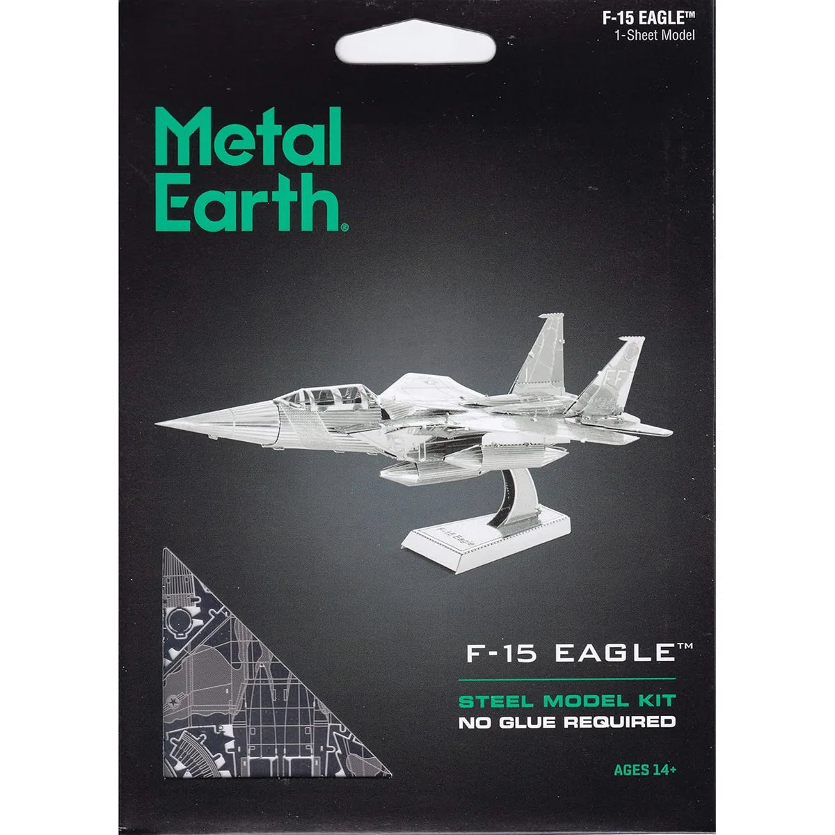 Boeing F-15 Eagle Airplane 3D Metal Model Kit