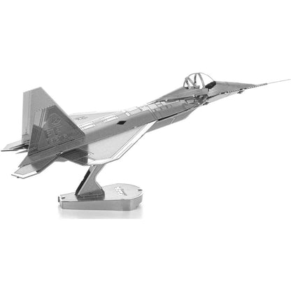 Lockheed Martin F-22 Raptor Airplane 3D Metal Model Kit