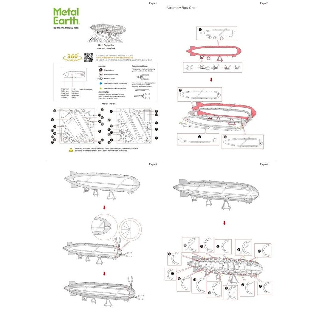 GRAF Zeppelin 3D Metal Model Kit