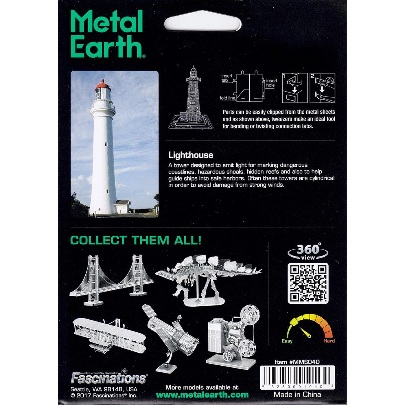 Lighthouse 3D Metal Model Kit