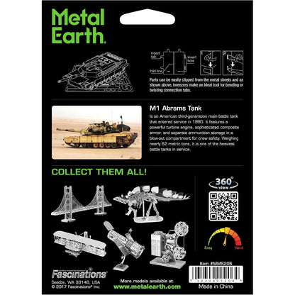 M1 Abrams Tank 3D Metal Model Kit