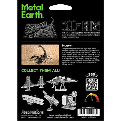 Earth Scorpion 3D Metal Model Kit