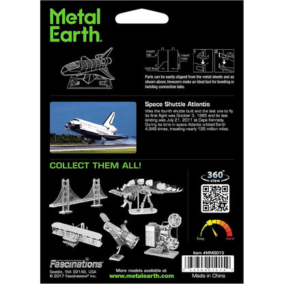 Space Shuttle Atlantis 3D Metal Model Kit