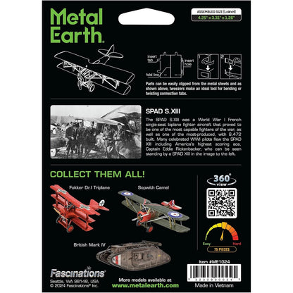 SPAD S.XIII 3D Metal Model Kit