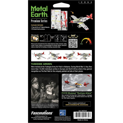 P-51D Mustang 3D Metal Model Kit