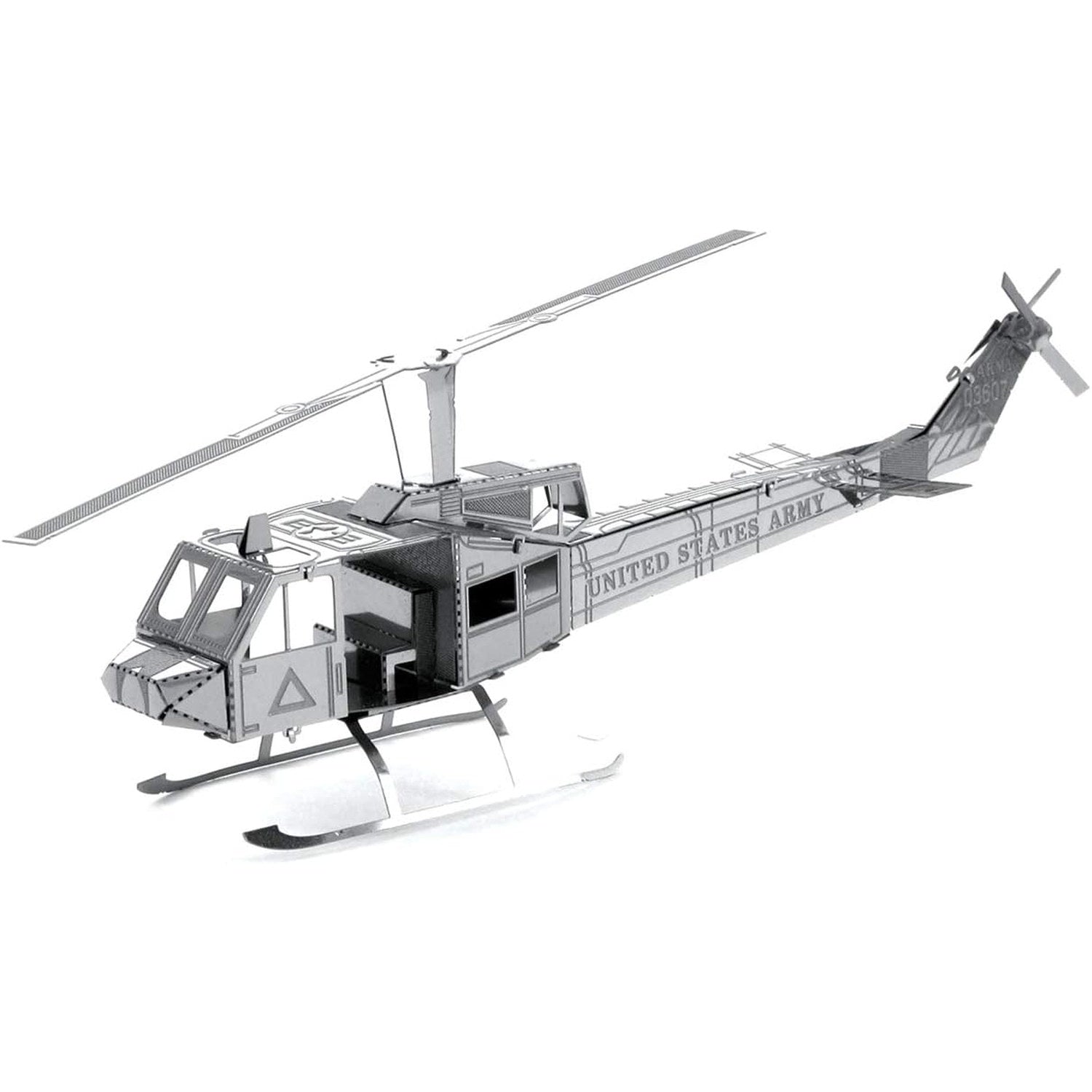 Huey UH-1 Helicopter 3D Metal Model Kit